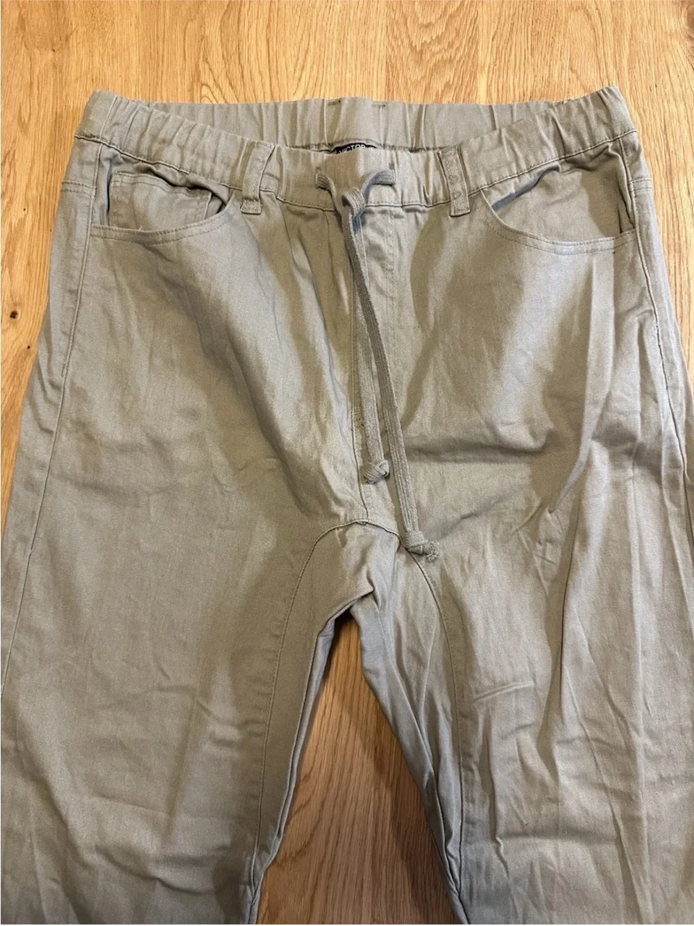 Men’s Victorious Green Cargo Joggers 2XL/30” 97% Cotton Drawstring Pockets